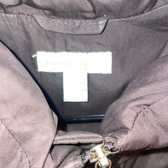 Charter Club Women's Brown Puffer Vest-Medium - Picture 2 of 6